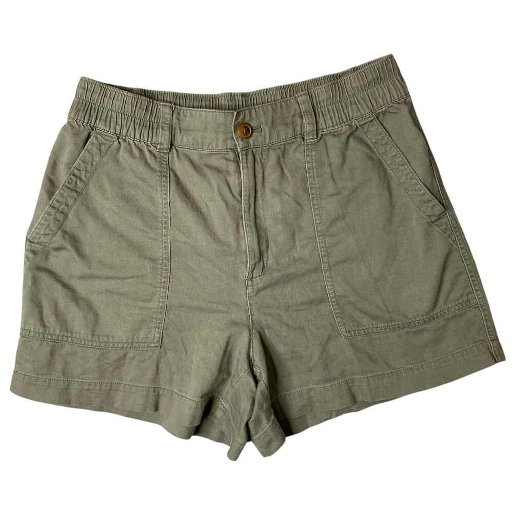 Gap Womens Army Green Shorts Size 12 Soft & Comfortable Casual